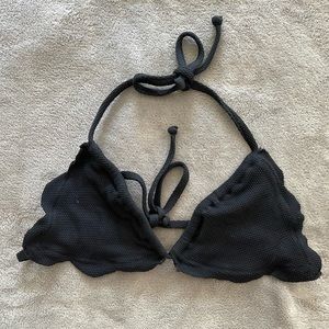 Navy Abercrombie & Fitch Bikini Top